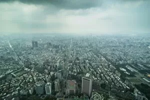 Images Dated 13th April 2011: View over Taipei from the 101 Tower, Taipei, Taiwan, Asia