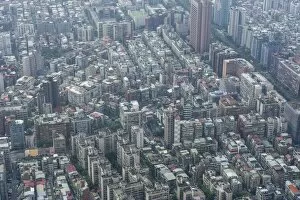 Images Dated 13th April 2011: View over Taipei from the 101 Tower, Taipei, Taiwan, Asia