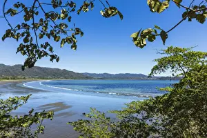 Nicoya Peninsula Prints: View from Tambor across Ballena Bay towards Pochote on the southern tip of the Nicoya Peninsula