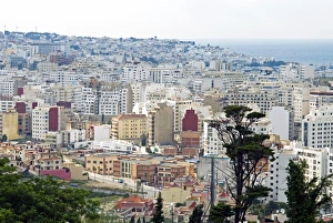 Tangiers Prints: View of Tangier from Charf Hill, Tangier, Morocco, North Africa, Africa