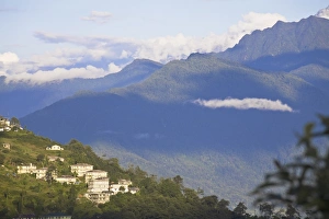 Images Dated 2nd October 2008: View from Tashi viewpoint, Gangtok, Sikkim, India, Asia