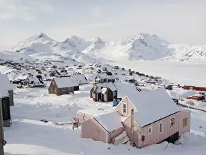 Images Dated 14th April 2011: View in Tasiilaq village, East Greenland, Polar Regions