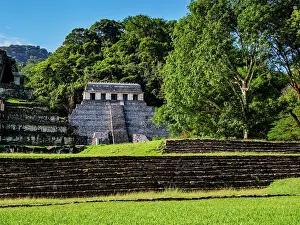 Mexican Prints: View towards the Temple of the Inscriptions