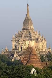 View of the temples of Bagan, Myanmar, Asia