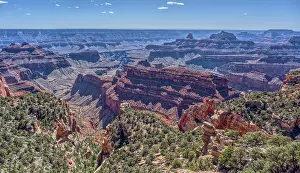 Altitudes Prints: View of Thor's Temple south of Honan Point, Grand Canyon National Park, Arizona, USA
