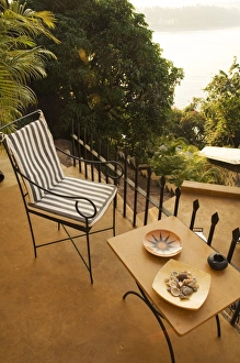 Tiracol Prints: View of the Tiracol River and Arabian Sea from Fort Tiracol