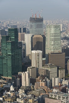View over Tokyo from the Mori Tower, Roppongi Hills, Tokyo, Japan, Asia