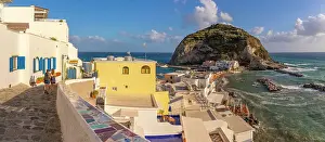 Coastal Path Prints: View of Torre di Sant'Angelo from elevated position in Sant'Angelo