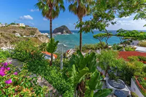 Coastal Area Prints: View of Torre di Sant'Angelo from elevated position in Sant'Angelo