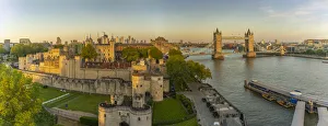 View of the Tower of London, UNESCO World Heritage Site View of the Tower of London, UNESCO World Heritage Site