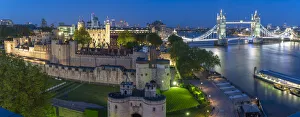 View of the Tower of London, UNESCO World Heritage Site View of the Tower of London, UNESCO World Heritage Site