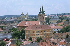 Eger Prints: View of town from the castle ramparts