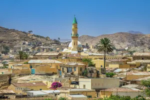Harar Prints: View over the town of Keren, Eritrea, Africa