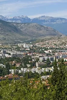 Images Dated 10th August 2008: View over the town of Mostar, Bosnia-Herzegovina, Europe