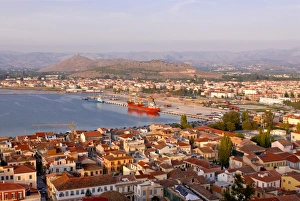 Images Dated 27th October 2007: View over the town of Nafplio, Peloponnese, Greece, Europe