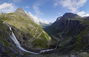 More Og Romsdal Prints: View from Trollstigen viewpoint, More og Romsdal, Norway, Scandinavia, Europe