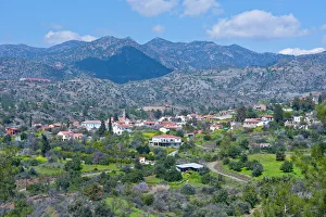 Images Dated 11th March 2008: View over the Troodos mountains, Cyprus, Europe