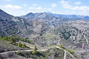 Images Dated 11th March 2008: View over the Troodos mountains, Cyprus, Europe
