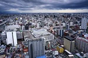 Visual Arts Prints: View from Tsutenkaku Tower in the Shinsekai area