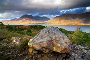 Loch Prints: View towards Upper Loch Torridon and Beinn Alligin, near the village of Torridon