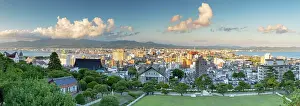 Planning Prints: View of the urban landscape at Motomachi in Hakodate during sunset in Hokkaido, Japan