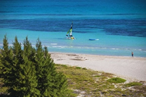 Varadero Prints: View of Varadero beach, Varadero, Cuba, West Indies, Caribbean, Central America