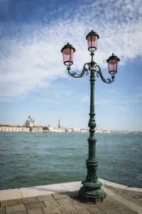 Venetian Prints: View of Venice. Giudecca island. Region Veneto. Italy