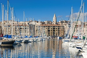 Marseille Prints: View across the Vieux Port, Marseille