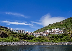 View of the Vila do Corvo, Corvo, Azores, Portugal, Atlantic, Europe