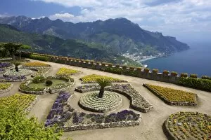 Images Dated 29th April 2010: View from Villa Rufolo Gardens, Ravello, Amalfi, UNESCO World Heritage Site