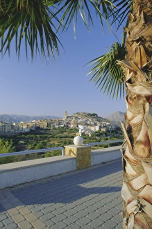 Alicante Prints: View of village from terrace