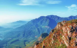 Jiangxi Prints: View from Wulao Feng (Five-Old-Man Peak) in Lushan (Mount Lu)