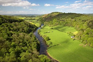 Quaint Prints: View over Wye Valley from Symonds Yat Rock, Symonds Yat, Forest of Dean, Herefordshire