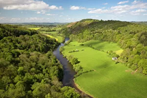 Rural Scenes Gallery: View over Wye Valley from Symonds Yat Rock, Symonds Yat, Forest of Dean, Herefordshire
