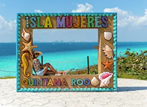Sunglasses Prints: Viewpoint frame at Punta Sur, Isla Mujeres