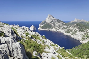 Viewpoint Mirador d Es Colomer (Mal de Pas), Cap de Formentor, Cape Formentor, Majorca (Mallorca), Balearic Islands (Islas Baleares), Spain, Mediterranean, Europe