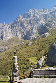 Land Form Prints: A viewpoint near Cain, Picos de Europa, Castilla y Leon, Spain, Europe