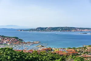 Vessel Prints: Viewpoint of Palau on the coast of Sardinia with La Maddalena island in the background