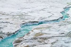 Water Flow Prints: Views of Austfonna, an ice cap located on Nordaustlandet in the Svalbard archipelago in Norway