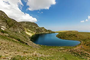 Hiking Trails Prints: Views of Seven Rila Lakes, Bulgaria, Europe