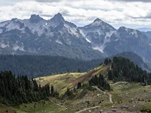Views from the Skyline Trail of Mount Rainier National Park, Washington State
