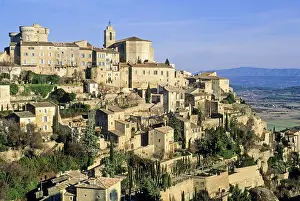 Squares Prints: Views of the village of Gordes in Vaucluse