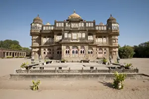 Gujarat Prints: Vijay Vilas Palace, built from red sandstone for the Maharao of Kutch during the 1920s