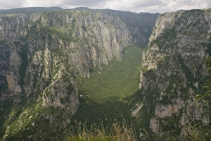 Rock Cliffs Prints: Vikos Gorge, Zagoria mountains, Epiros, Greece, Europe