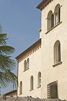 Italian Lake Prints: Villa with arched windows