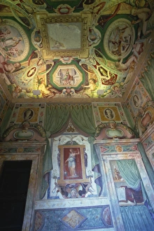 Ceilings Prints: Villa d Este, UNESCO World Heritage Site, Tivoli, Lazio, Italy, Europe