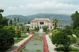 Images Dated 15th January 2000: Villa Ephrussi, historical Rothschild villa, St. Jean Cap Ferrat, Alpes-Maritimes