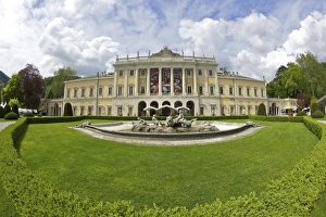 Regional Landmark Prints: Villa Olmo in spring sunshine, Lake Como, Lombardy, Italian Lakes, Italy, Europe