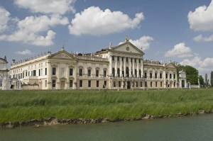 The Villa Pisani, designed by F. M. Preti, main reception room has a fresco by G