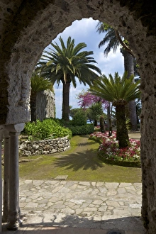 Images Dated 29th April 2010: Villa Rufolo gardens in Ravello, Amalfi Coast, UNESCO World Heritage Site